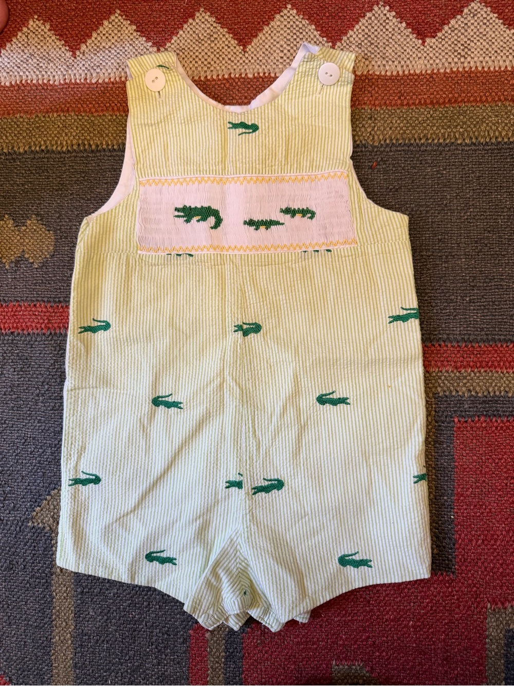 Smocked Alligator Jon Jon